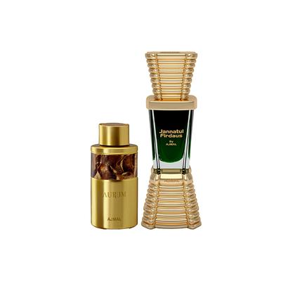 Ajmal Aurum Concentrated Perfume Oil Fruity Floral Attar And Jannatul Firdaus Concentrated Perfume Oil Oriental Attar 20 ml - Deodorants/Roll-Ons