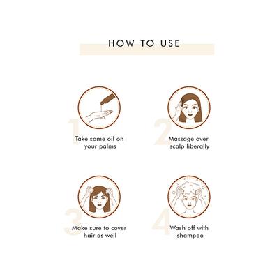 mCaffeine Naked & Raw Coffee Scalp & Hair Oil for Hair Growth with Redensyl & Argan Oil 200 ml - Hair Oils