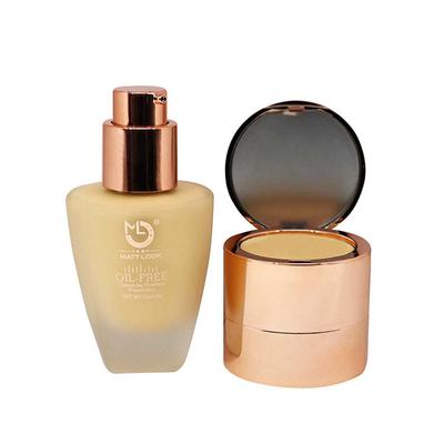 Matt Look Oil Free Concealer Flawless Foundation -04 Ivory (35ml+8gm) - Foundation