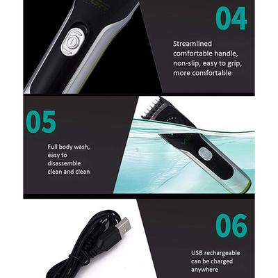 VGR V-028 Hair trimmer hair clipper for men (Black) 1's - Trimmers