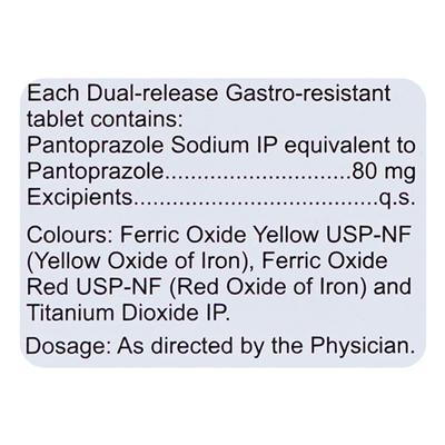 PAN 80 Tablet 15's - Ulcer/Reflux/Flatulence-Aaa