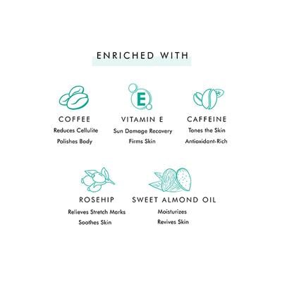 mCaffeine Naked & Raw Coffee Body Polishing Oil 100 ml - Body Butter