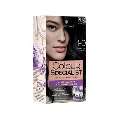 Schwarzkopf Colour Specialist At Home Permanent Hair Colour - 1.0 Opulent Black 165 ml - Crème