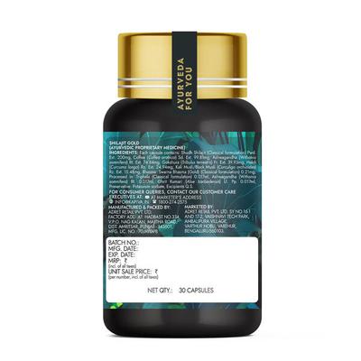 Kapiva Shilajit Gold Capsule 30's - Speciality Medicines