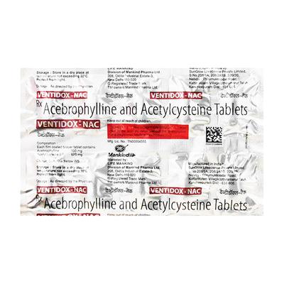 VENTIDOX NAC Tablet 10's - Asthma/COPD-Ast