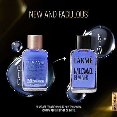 Lakme Liquid Nail ENAMEL Remover 27ml - Nail Polish Remover