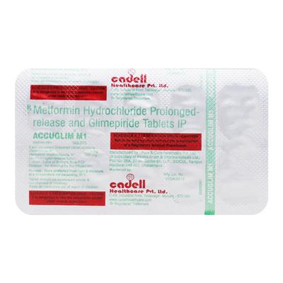 ACCUGLIM M1 Tablet 10's - Diabetes-Ant