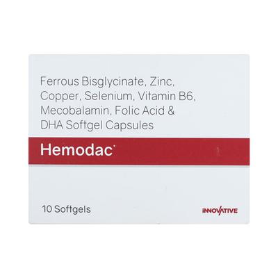HEMODAC Softgel 10's - Supplements-Vam