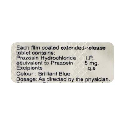 Prozoten XL 5mg Tablet 10'S - Hypertension-Oah