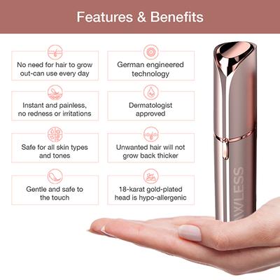 Flawless Facial Hair Remover - Blush - Hair Removal Accessories