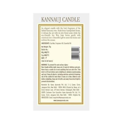 Kama Ayurveda Kannauj Candle 75 gm - Air Fresheners