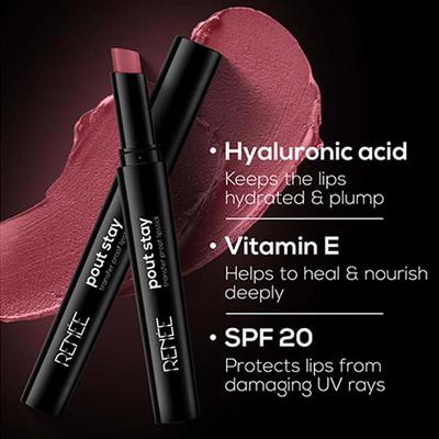 Renee Poutstay Transfer Proof Lipstick- 08 Lia 2 gm - Lipsticks