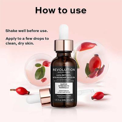 Revolution Skincare 0.5% Retinol Super Serum with Rosehip Seed Oil 30 ml - Face Oils