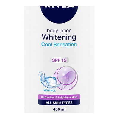 Nivea Body Lotion Whitening Cool Sensation SPF15 - All Skin Types 400 ml - Lotions & Creams