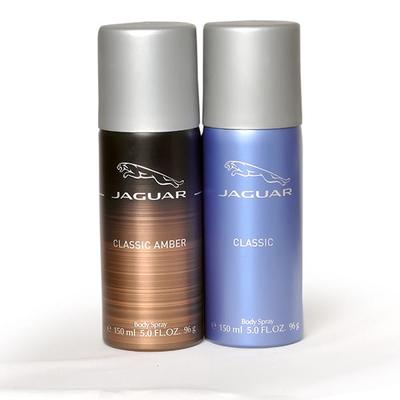 Jaguar Classic + Classic Amber Deo Combo Set - Pack of 2 300 ml - Deodorants/Roll-Ons