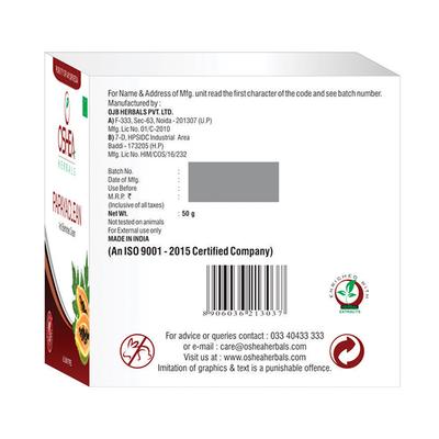 Oshea Herbals Anti Blemish Cream - Papayaclean 50 gm - Dark Circle & Wrinkle Busters