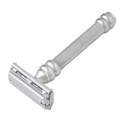 Pearl Butterfly Safety Razor - Chrome - Razors & Cartridges