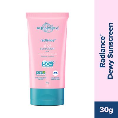 Aqualogica Radiance+ Dewy Sunscreen SPF 50 PA+++ 30 gm - Face Sunscreen