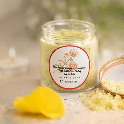 BOTANIC LOVE Himalayan Juniper and Lemongrass Bath Salt 130 gm - Bath Salts