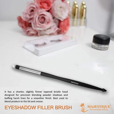 Majestique Eyeshadow Filler Brush Gel And Wax Creates Natural Looking Brows Effortlessly And Stays On All Day 1's - Eye Brush
