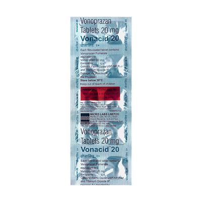 VONACID 20 Tablet 10's - H.Pylori Infection