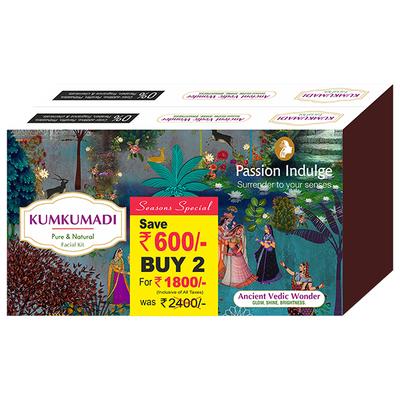 Passion Indulge KUMKUMADI 7 Star Facial Kit for Skin Glow, Skin Brightness, Freckles, Skin discoloration - Facial Kits