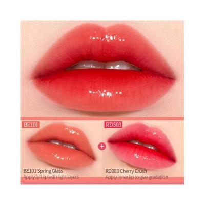 ETUDE Glass Rouge Tint RD301 Sunset Glow 3.2 gm - Lipsticks