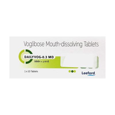 DAILYVOG 0.3 MD Tablet 10's - Diabetes-Ant