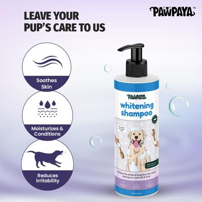 Pawpaya Whitening Coat Shampoo New 250 ml - Pet Grooming