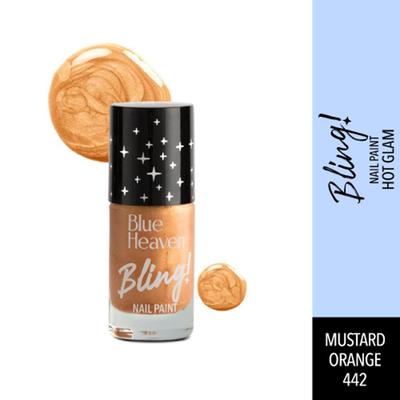 Blue Heaven Bling Nail Paint Hot Glam Edition 8ml Each 6's - Nail Polish