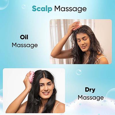 Vega Hair Scalp Massager Shampoo Brush for Manual Head Massager for Men and Women, (SSB-03) 90 gm - Hair Brushes