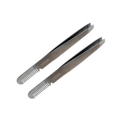 Vega Gorgeous Green Tweezer - Slant Tip (TW - 07) 20 gm - Tweezers
