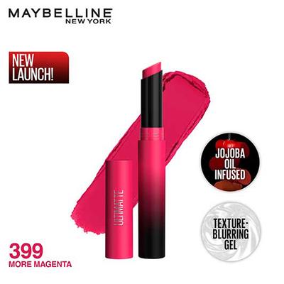 Maybelline New York Color Sensational Ultimattes Lipstick, 399 More Magenta 1.7 gm - Lipsticks