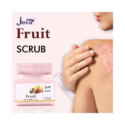 Jeva Fruit Cleansing and Moisturizing Scrub 380 ml - Scrubs & Exfoliants