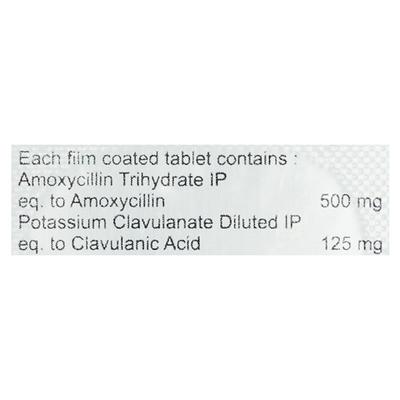 EXCLUV 625 Tablet 10's - Bacterial Infections-Pen