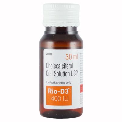 RIO D3 400iu Oral Solution 30ml - Supplements-Vit