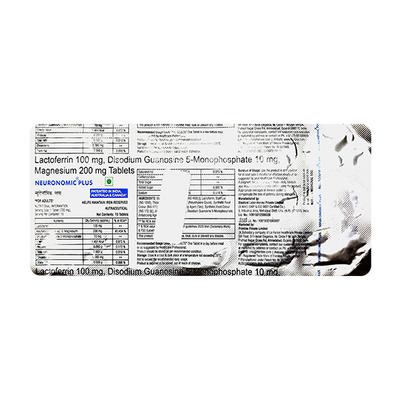 NEURONOMIC PLUS Tablet 15's - Supplements-Sup