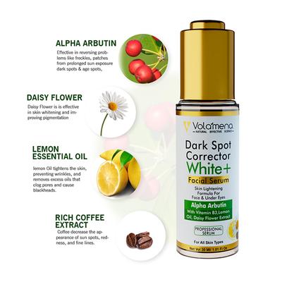 Volamena Facial Serum - Dark Spot Corrector White+ 30 ml - Face Gels