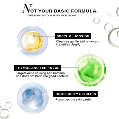 Novology Acne Clearing Cleanser for Acne, Whiteheads & Blackheads - Suitable for Sensitive Skin 150 gm - Face Wash & Cleansers