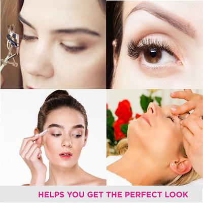 Vega Eyelash Curler and Tweezer Slant Tip (VCP-02) 2's - Tweezers