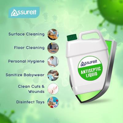 AssureitAntiseptic Liquid 5 Ltr - Wound/Burns
