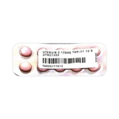 UTERGIN 0.125MG TABLET 10'S - Uterus Conditions-Dut