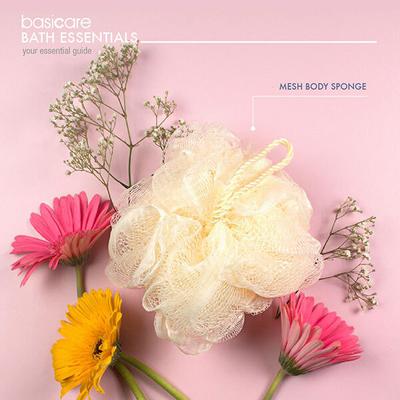 Basicare Luxe Bath Sponge -Beige 1's - Loofahs & Sponges