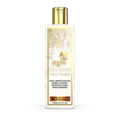 Aegte Rice Ubtan Exfoliating Face Wash 100 ml - Face Wash & Cleansers