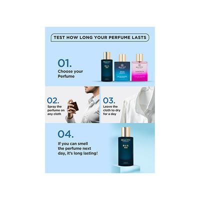 Bella Vita Organic Luxury B.L.U Perfume 100 ml - Men Perfumes (Edt/Edp)