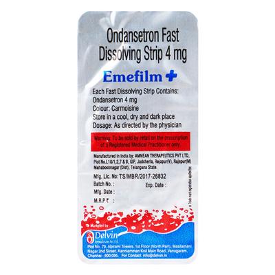 EMEFILM + Fast Dissolving Strip 30's - Vomitting/Emesis-Ant