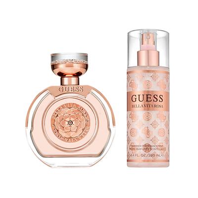 Guess Bella Vita Rosa Eau De Toilette 30ml + Shimmer Fragrance Mist 250ml 2's - Women Perfumes (Edt/Edp)