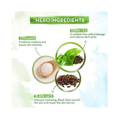 Mamaearth Green Tea Face Serum With Green Tea & Collagen For Open Pores 30 ml - Face Serum