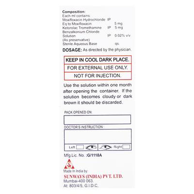 Occumox KT Eye Drops 5ml - Eye Infections-Eaa