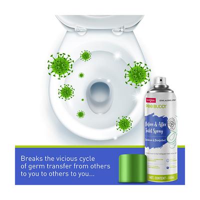 PeeBuddy Before and After Toilet Spray 100 ml - Toilet Seat Sanitizer